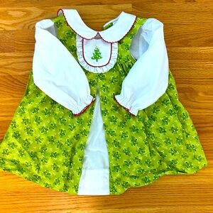 Christmas Dress for baby / toddler! Petit Ami 12 months